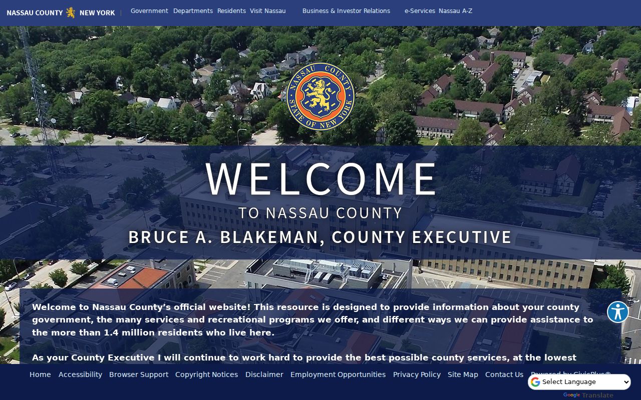 Nassau County criminal records government directory