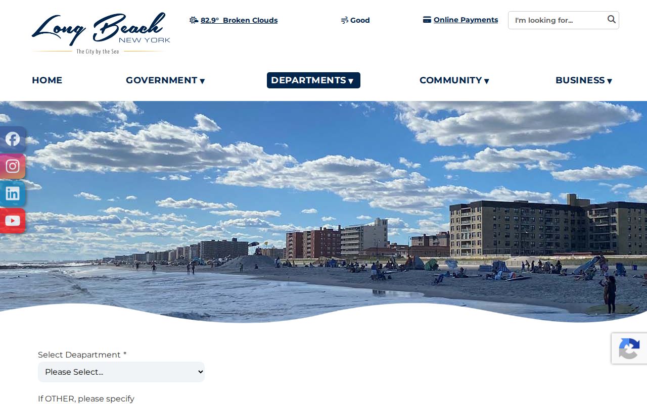Long Beach criminal records online FOIL form